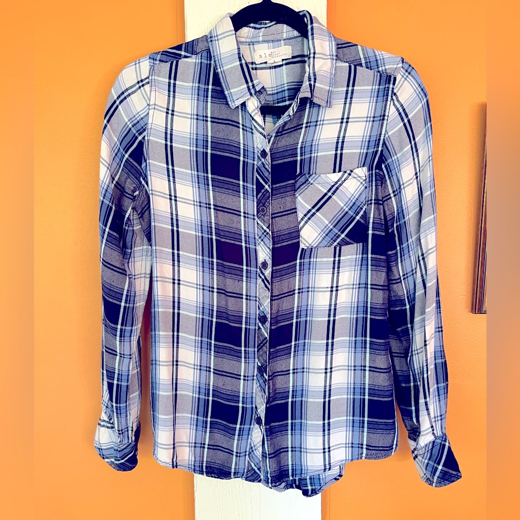 A.L.C. Plaid Button Down